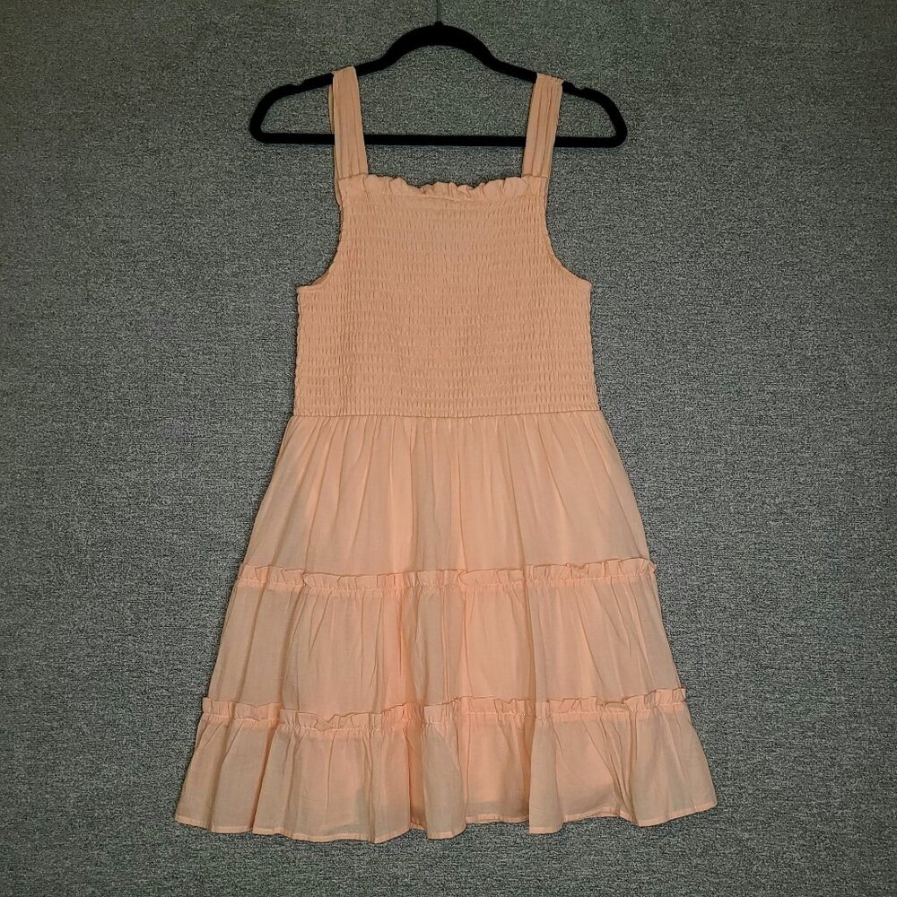 Wild Fable Sundress Ruffled Above the Knee Peach Color Size M
